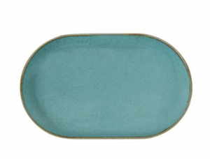 Плато овальное 32 см Seasons Turquoise