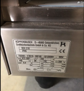 Плита электрическая KUEPPERSBUSCH OEH210 (Германия)