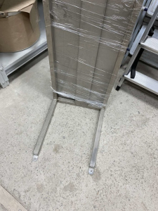 Полка настольная ПН-1 1800*350*400, 1 ярус, труба 25*25, нерж.