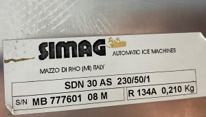 Ледогенератор Simag mod. S23A