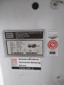 Пресс для картона HSM 75VL (Pressen GmbH+Co)