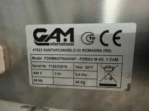 Подовая печь Gam International