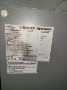 Морозильная бонета AHT PARIS 250 (-) AD