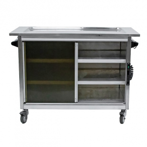 Тележка сервировочная 1210х610х880 закрытая, Grundy GMG